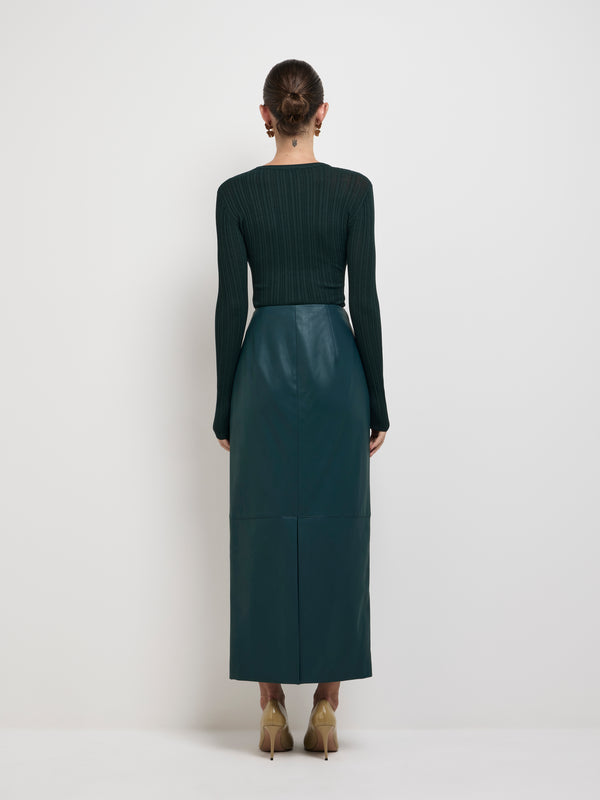 SHEIKE Ulla Skirt Pine 1007539 Rear Image
