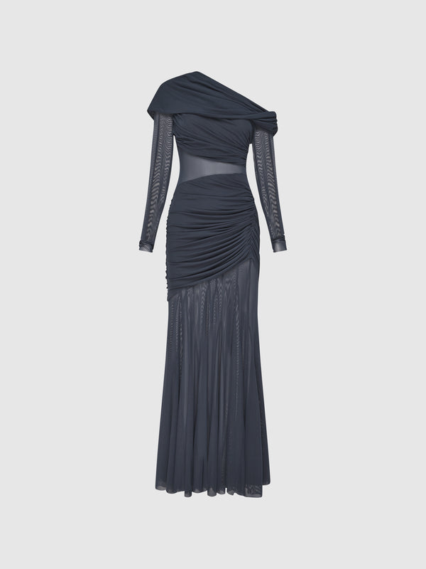 SHEIKE Franca Midi Dress Navy 1007553 Ghost Image