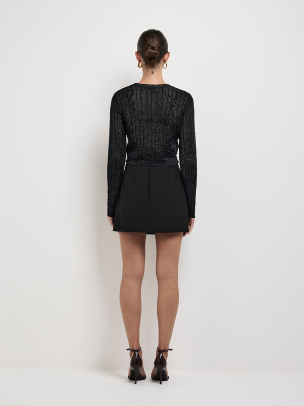 SHEIKE Lotty Knit Black 1007561 Back Image