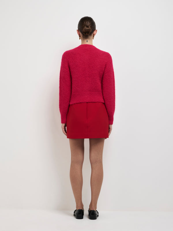 SHEIKE Josephine Cardigan Red 1007615 Back Image