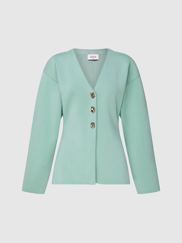 SHEIKE Bailey Knit Cardigan 1007626 Mint Ghost Image