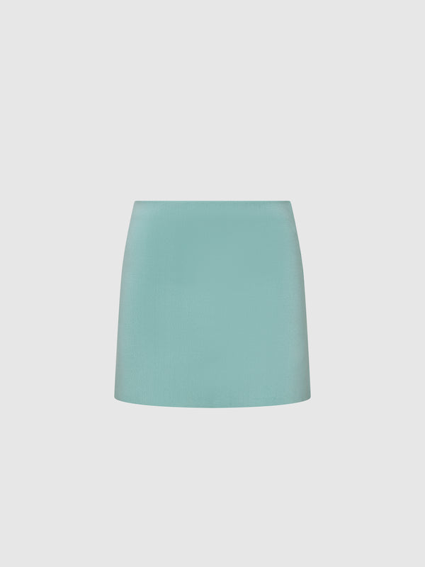 SHEIKE Bailey Knit Mini Skirt Mint 1007628 Ghost Image