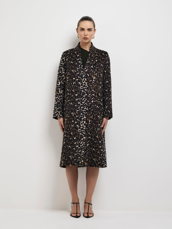 SIze8 SHEIKE Leopard Coat Leopard 1007637 Front Image