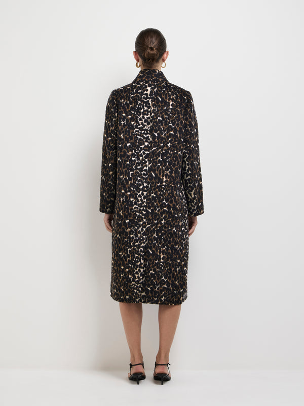 SHEIKE Leopard Coat Leopard 1007637 Back Image