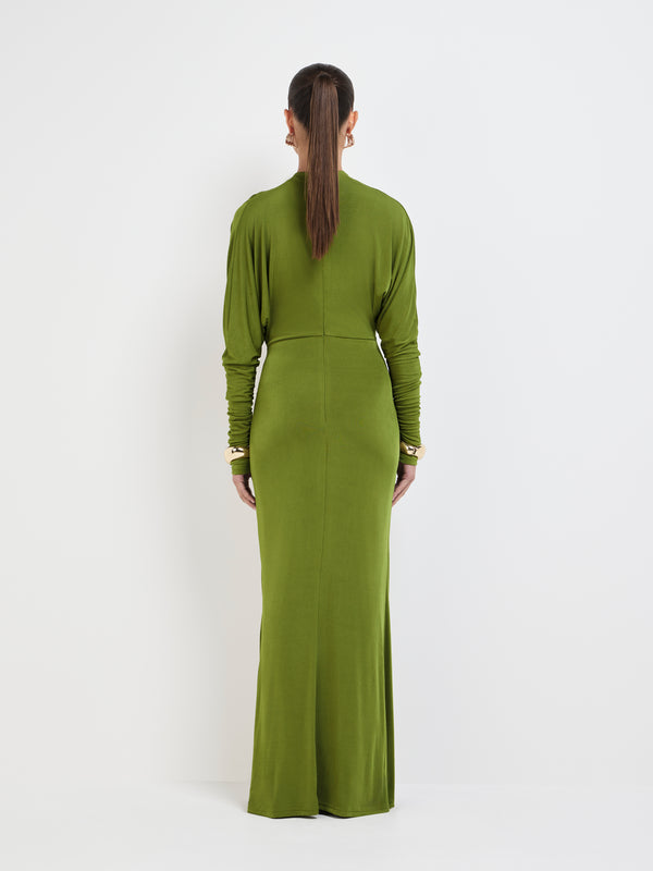 SHEIKE Hazel Maxi Dress Green 1007656 Back Image