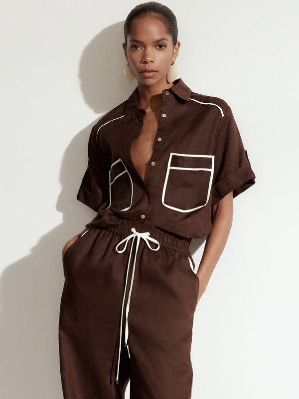 SHEIKE Millie Shirt Brown 1008088 Campaign Image