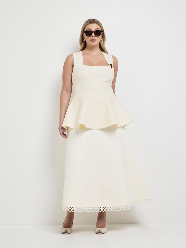 Size16 SHEIKE Stephanie Top Ivory 1007666 Front Image