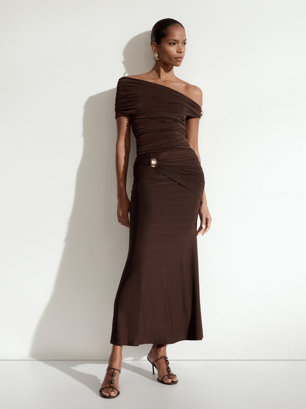SHEIKE Marta Skirt Brown 1008098 Campaign Image