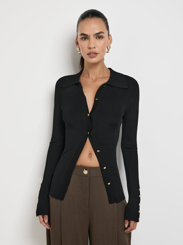 SIze8 SHEIKE Cruise Knit Cardigan Black 1007674 Detail Image