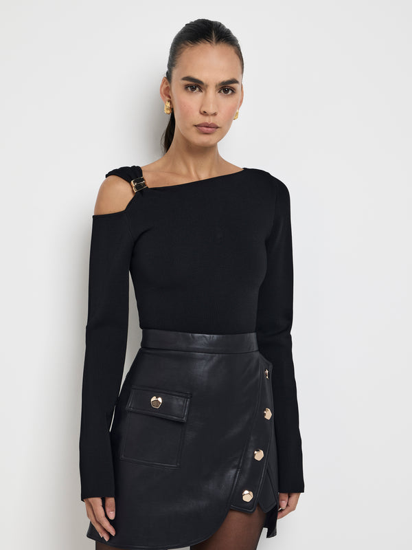 Size8 SHEIKE Gabriella Knit Top Black 1007679 Detail Image