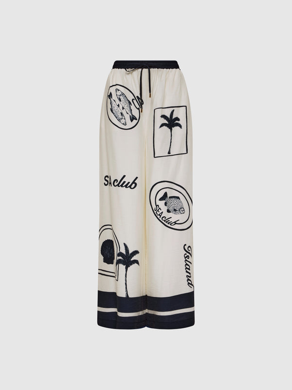 SHEIKE Sea Club Pant Print 1007683 Ghost Image