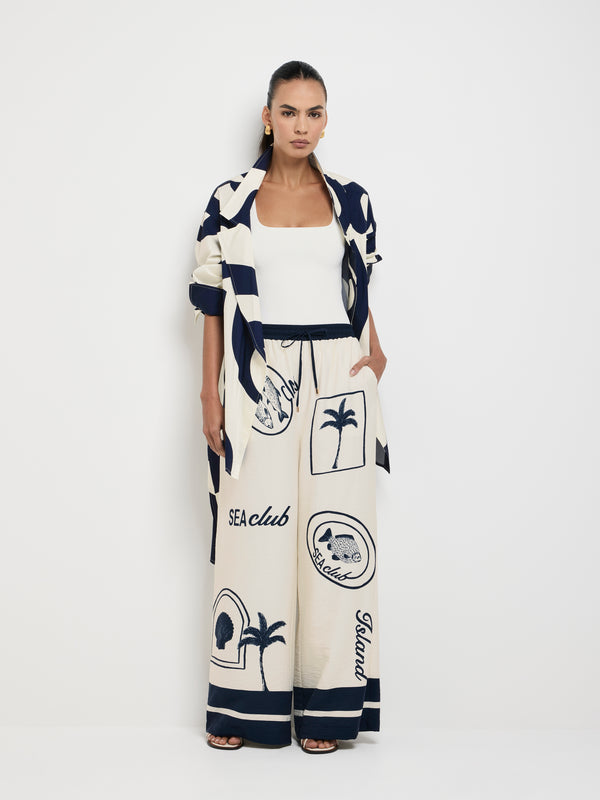 SHEIKE Sea Club Pant Print 1007683 Front Image Styled