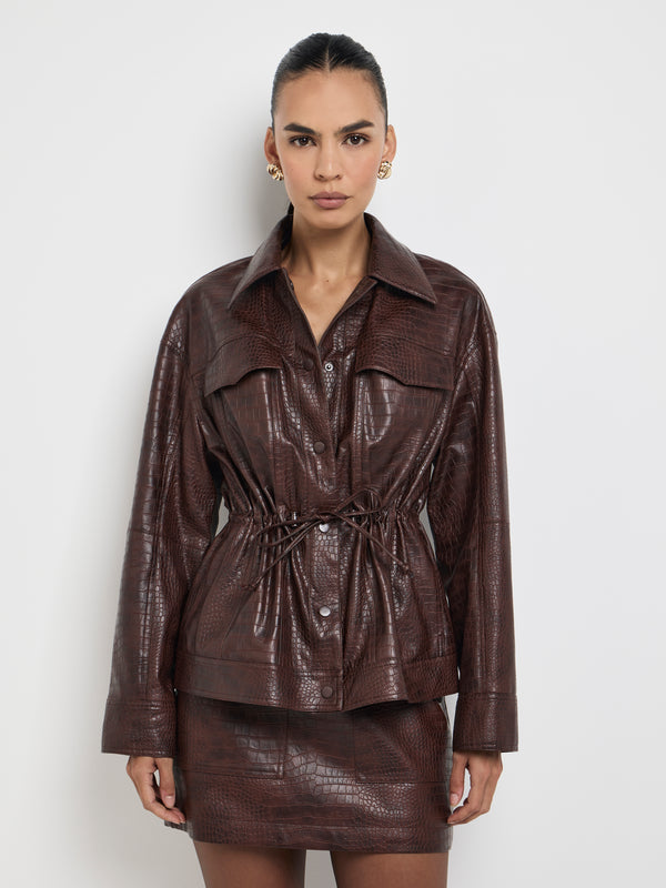 Size8 SHEIKE Fortuna Jacket Chocolate 1007691 Detail Image