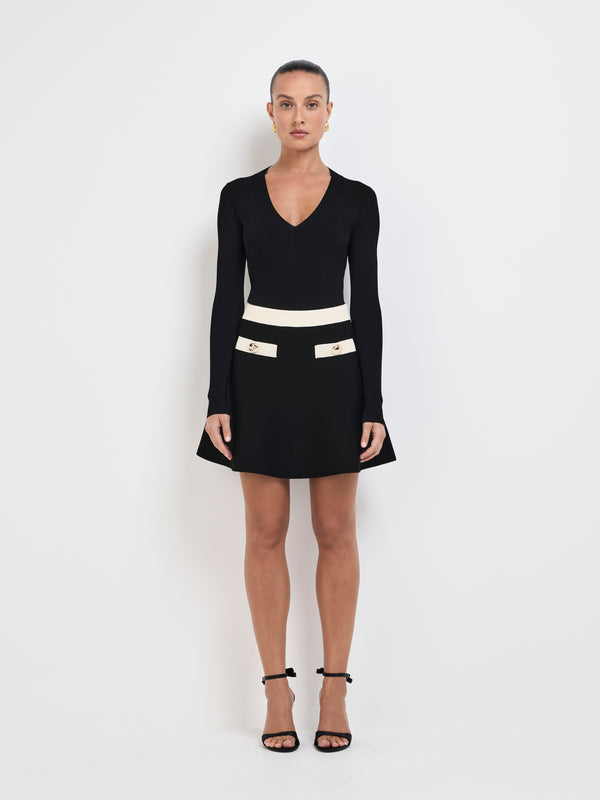 Size8 SHEIKE Fia Skirt Black 1007696 Front Image