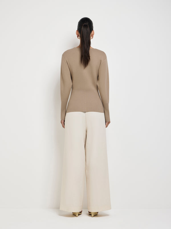 SHEIKE Layla Cardigan Camel 1007698 Back Image