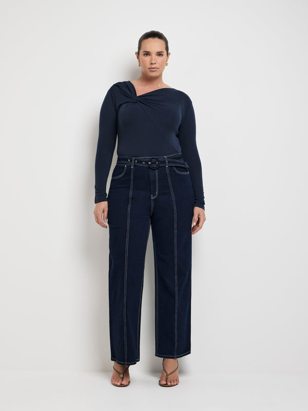 Size16 SHEIKE Sofia Pant Dark Indigo 1007714 Front Image