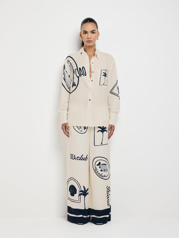 SHEIKE Sea Club Shirt Print 1007702 Front Image