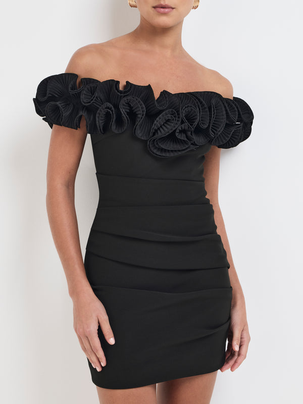 SHEIKE Blissful Mini Dress Black 1007703 Detail Image