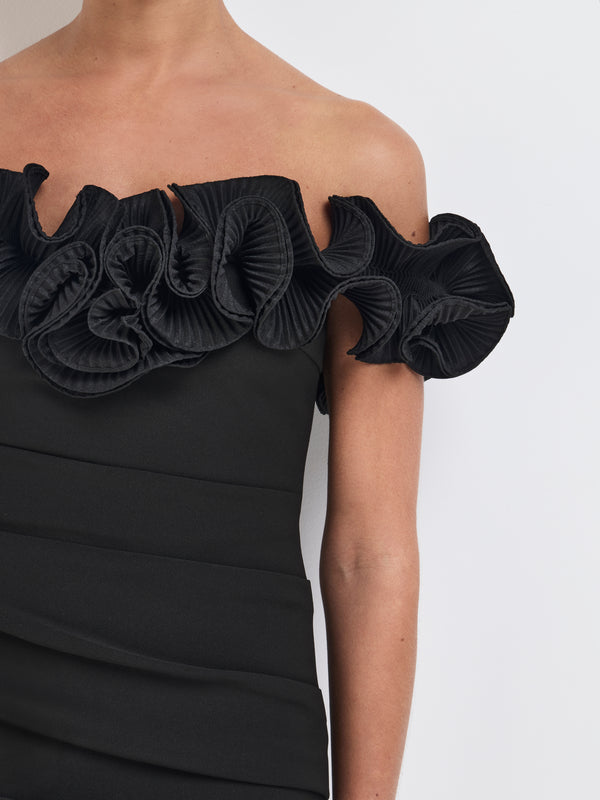 SHEIKE Blissful Mini Dress Black 1007703 Close up Image