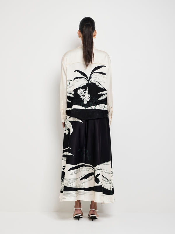 SHEIKE Midnight Palms Shirt Print 1007708 Back Image