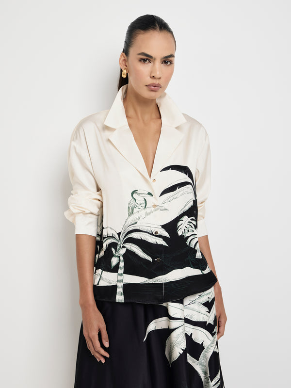 Size8 SHEIKE Midnight Palms Shirt Print 1007708 Detail Image