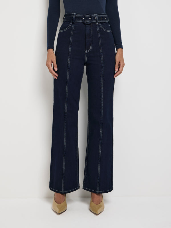 Size8 SHEIKE Sofia Pant Dark Indigo 1007714 Detail Image