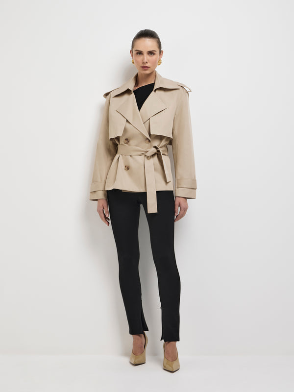 SHEIKE Tiva Jacket Tan 1007718 Front Styled Image
