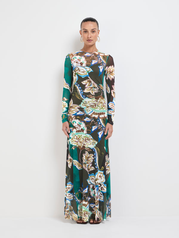 Size8 SHEIKE Paloma Maxi Dress Floral 1007728 Front Image