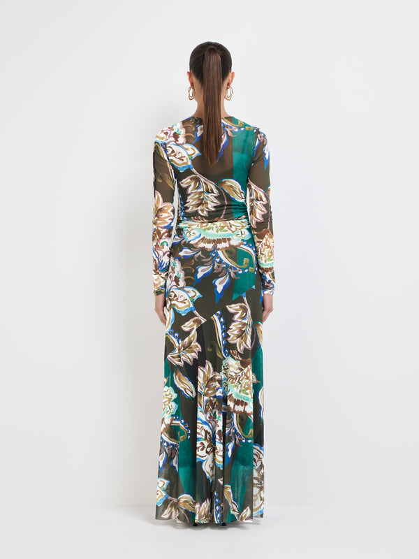 SHEIKE Paloma Maxi Dress Floral 1007728 Back Image