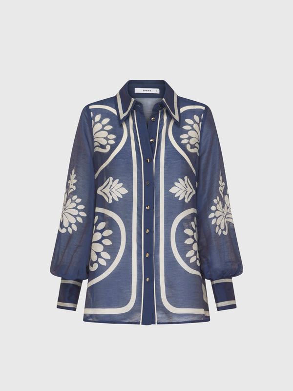 SHEIKE Amaia Shirt Print 1007738 Ghost Image