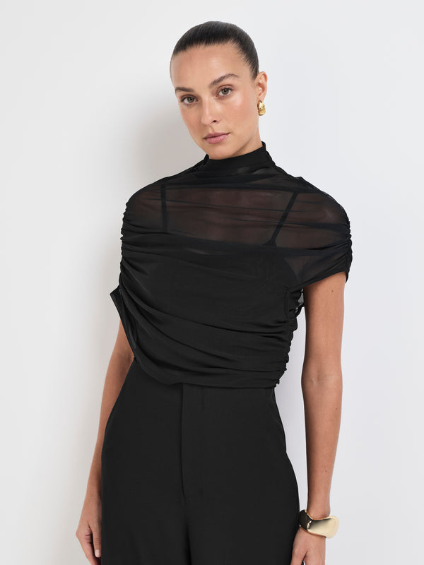 Size8 SHEIKE Lucia Top Black 1007739 Detail Image