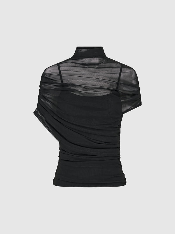 SHEIKE Lucia Top Black 1007739 Ghost Image