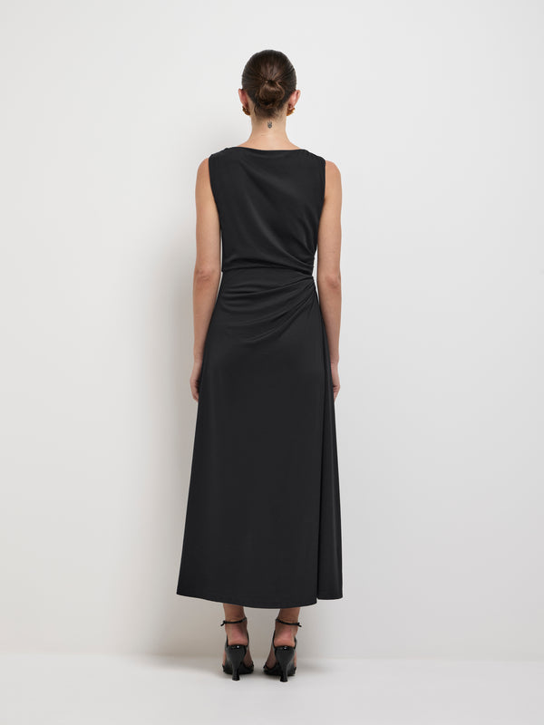 SHEIKE Amazon Midi Dress Black 1007743 Back Image