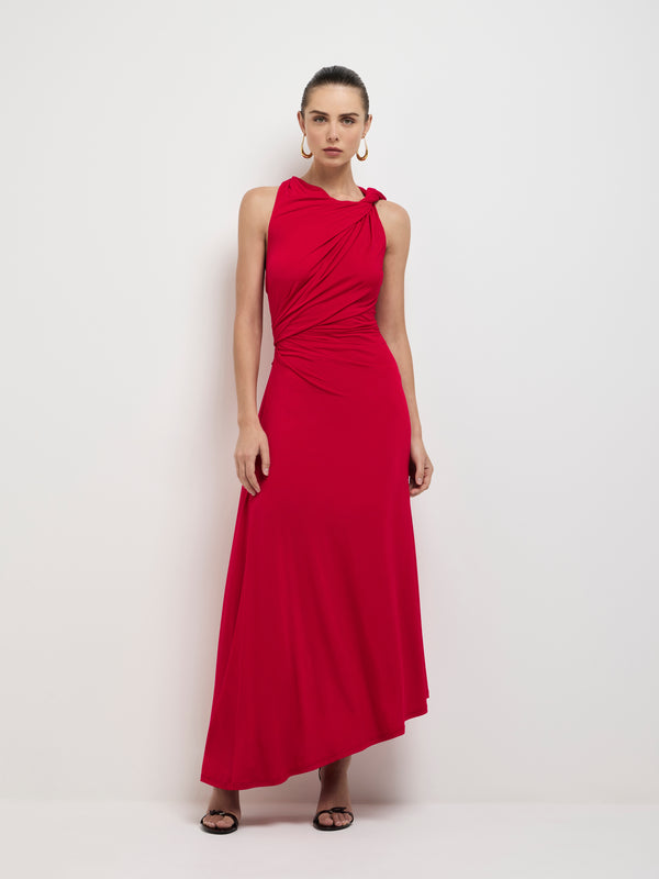 Size8 SHEIKE Emporium Midi Dress Red 1007744 Front Image