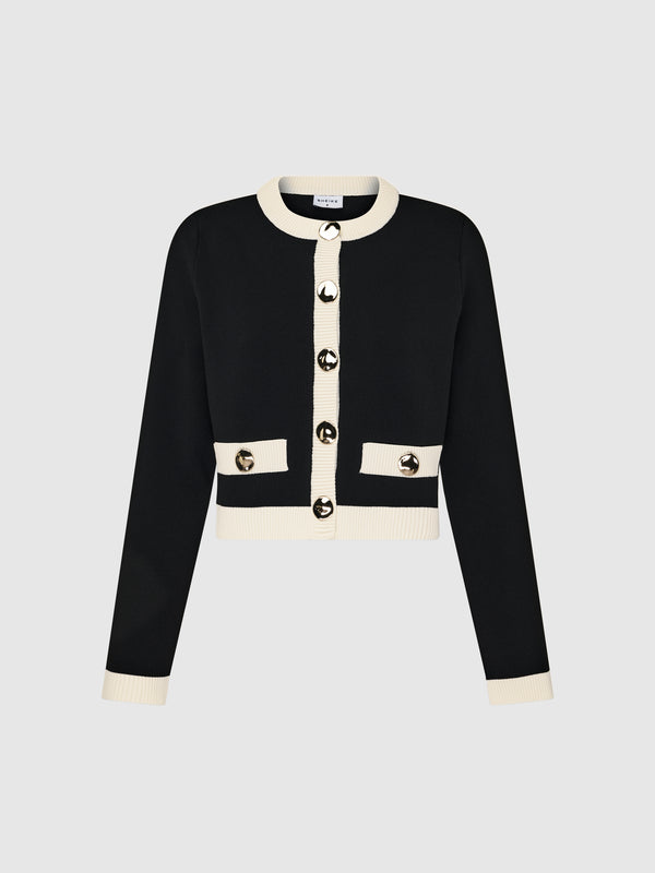 SHEIKE Fia Cardigan Black 1007752 Ghost Image