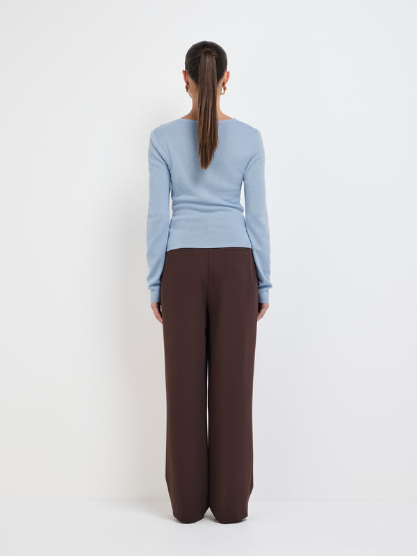 SHEIKE Dahlia Top Powder Blue 1007765 Back Image