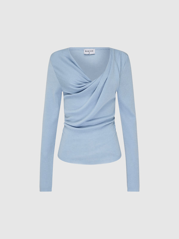 SHEIKE Dahlia Top Powder Blue 1007765 Ghost Image