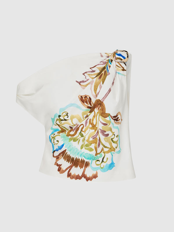 SHEIKE Mira Top Floral 1007766 Ghost Image