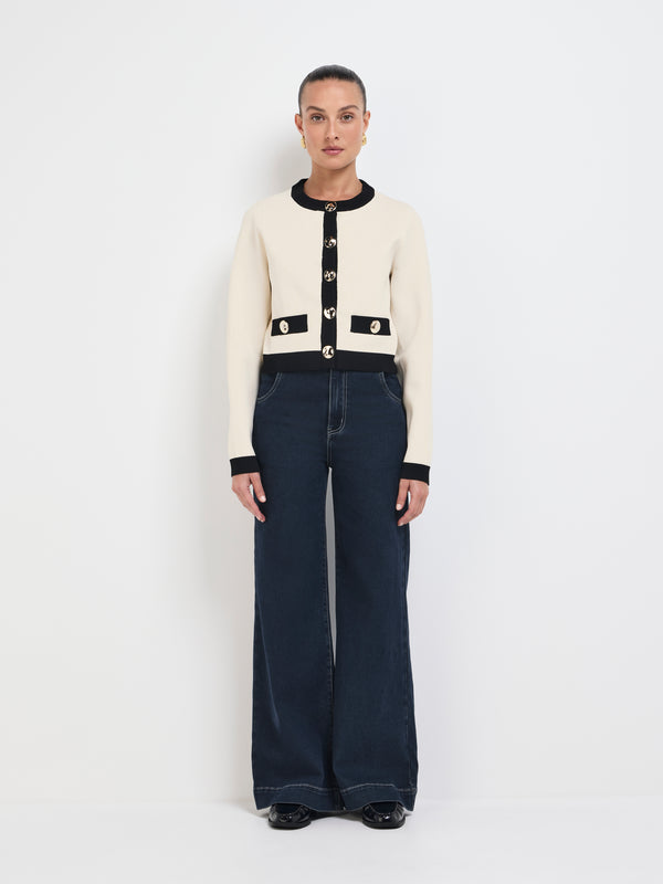 SHEIKE Fia Cardigan Cream 1007770 Front Styled Image