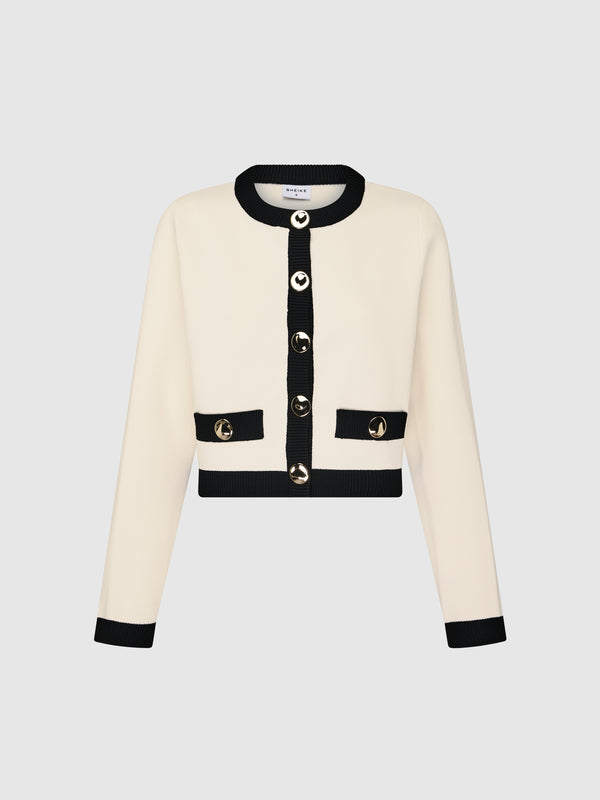 SHEIKE Fia Cardigan Cream 1007770 Ghost Image
