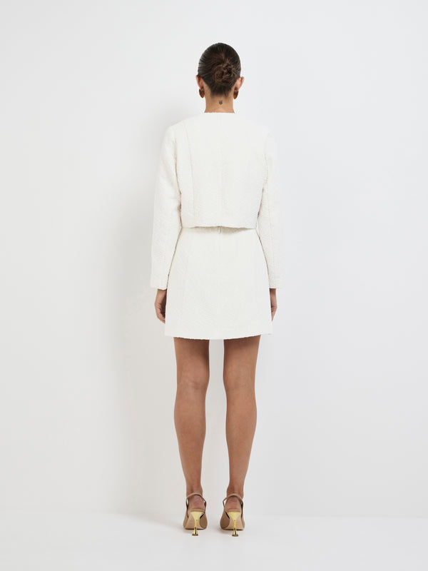 SHEIKE Audrey Jacket Ivory 1007801 Back Image