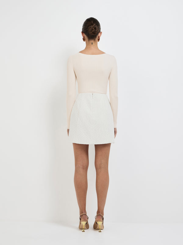 SHEIKE Audrey Skirt Ivory 1007804 Back Image