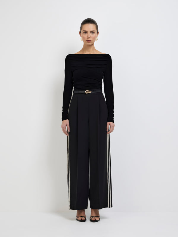 SHEIKE Yvette Top Black 1007818 Front Styled Image