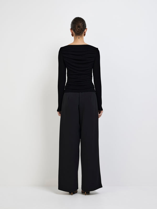 SHEIKE Yvette Top Black 1007818 Back Image