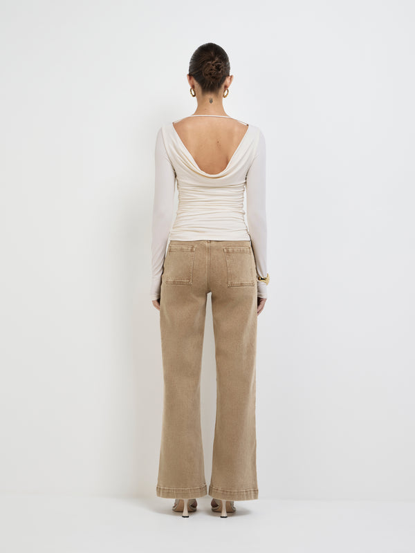 SHEIKE Martina Top Ecru 1007833 Back Image