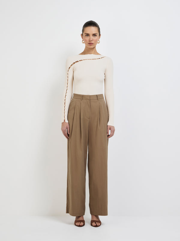 SHEIKE Melanie Pant Tan 1007836 Front Image