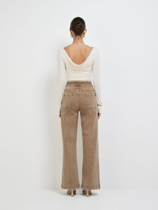 SHEIKE Lucie Jean Sand 1007841 Back Image