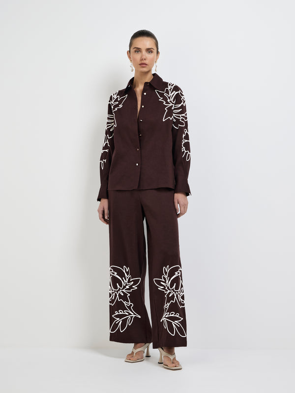 SHEIKE Jardan Pant Floral 1007847 Front Styled Image