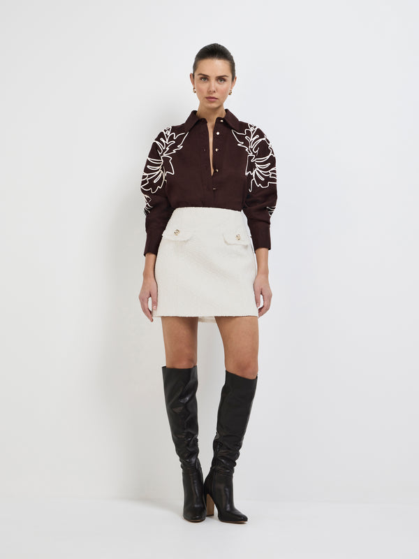 SHEIKE Jardan Shirt Floral 1007842 Front Styled Image