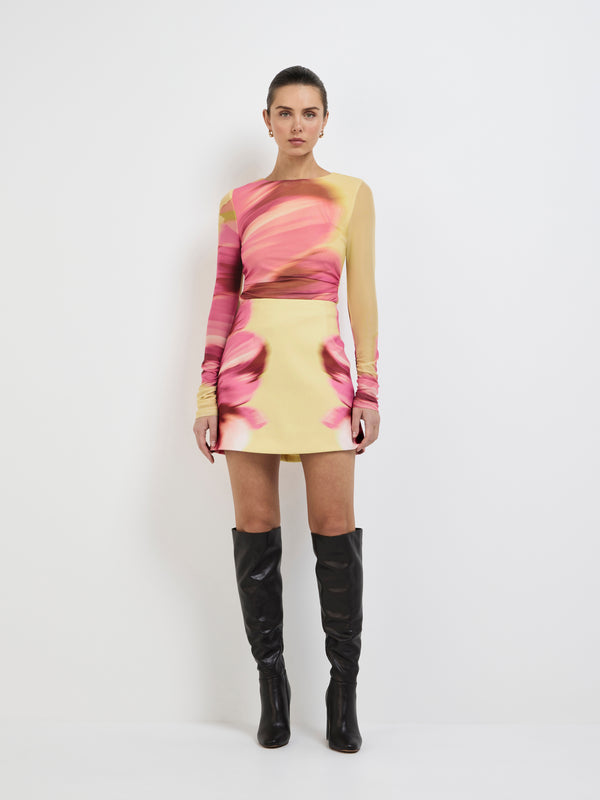 Size8 SHEIKE Sabrina Mini Skirt Floral 1007843 Front Image